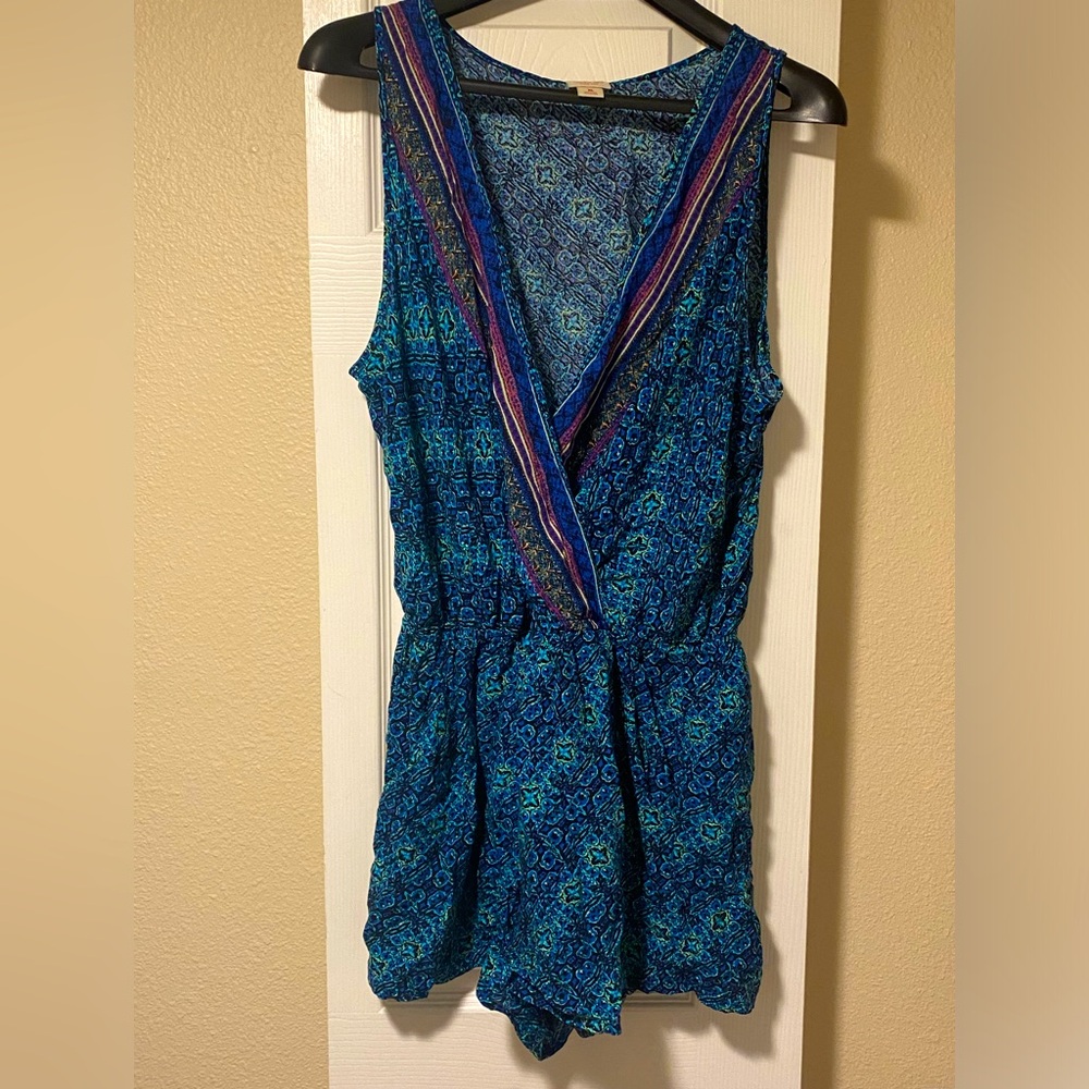 Mossimo cute blue romper size XL